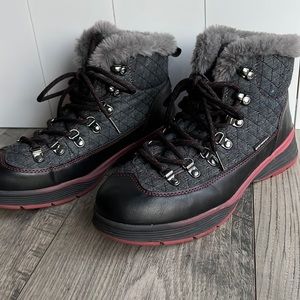 Jambu J Sport Memory Foam Boots Snow Winter Hiking Water Resistant 9